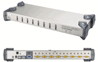 Aten MasterView Max 8-Port PS2/USB KVM Switch & Audio