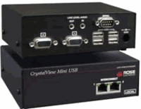 Rose CrystalView Mini USB CAT5 Extender