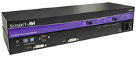 SmartAVI Dual Monitor DVI-D Fiber Extender w/ Audio & PS/2