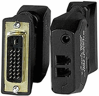 NTI DVI-D Dual Link Extender via Two Fiber Optic Cables