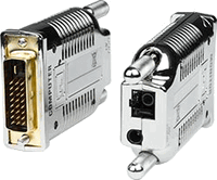 NTI DVI Extender via One Multimode Fiber Optic Cable up to 3,280 feet