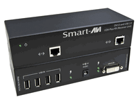 SmartAVI DVI-D, USB 2.0, CAT6 STP Receiver with Reclocking