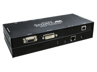 Smart-AVI 1-port DVI-D, USB, RS232 and IR CAT5/5e/6 Extender