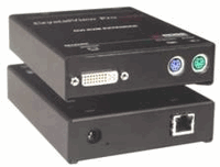 Rose CrystalView Digital DVI CATx Extender, Single Video, DVI, PS/2