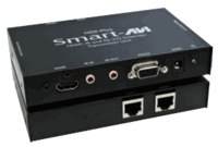 SmartAVI  HDMI, IR and RS-232 Extender Over Two CAT5 UTP Cables