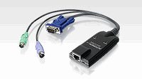 ATEN DVI USB Virtual Media KVM Adapter Cable with Smart Card Reader (CPU Module)