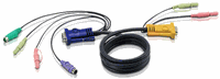 ATEN 20 ft. PS/2 KVM Cable with Audio