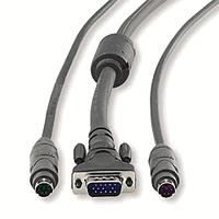 BELKIN 10 ft. OmniView PS/2 KVM Cables F1D9000-10