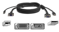 Belkin OmniView All-in-one Pro Series Plus USB KVM,15ft.