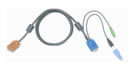 Raloy Combo 4-in-1 KVM Cable, 6ft