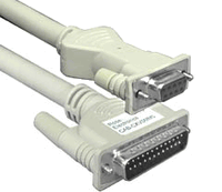Rose Electronics 5ft, DB25M Switch to DB9F DTE Serial CPU or Terminal Device
