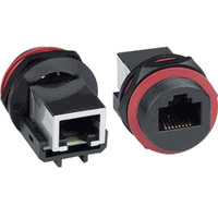 NTI CAT5e Case Side Waterproof RJ45 Connector, with Jack