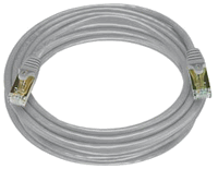 KVMSO 50ft CAT7 Shielded SSTP Patch Cable - Grey