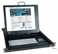 NTI 17" Rackmount 1U DVI USB/PS2 KVM Drawer