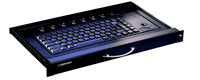 Cyberview 1U Rackmount Keyboard Drawer with integrated 2-console 16-port PS/2 KVM Switch