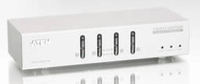 Aten VS0204 4-Port Video Matrix Switch. AUDIO VIDEO MATRIX SWITCH 2X4 2 INPUT-4 OUTPUT W/ SIGNAL BOOSTER A/V-SW. 4 x Monitor