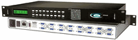 NTI VEEMUX Video Matrix Switch with 16 video inputs and 8 video outputs