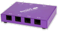 SmartAVI UXGA, YUV, Y/C Point to Multi-Point CAT5 extender 4 Ports Transmitter