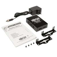 Tripp Lite 2-Port DisplayPort to DVI Splitter Multi-display adapter, 3840x1200 at 60Hz(B156-002-DVI)
