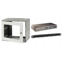 Connectix 6u 300mm Deep Wall Mount Cabinet Kit