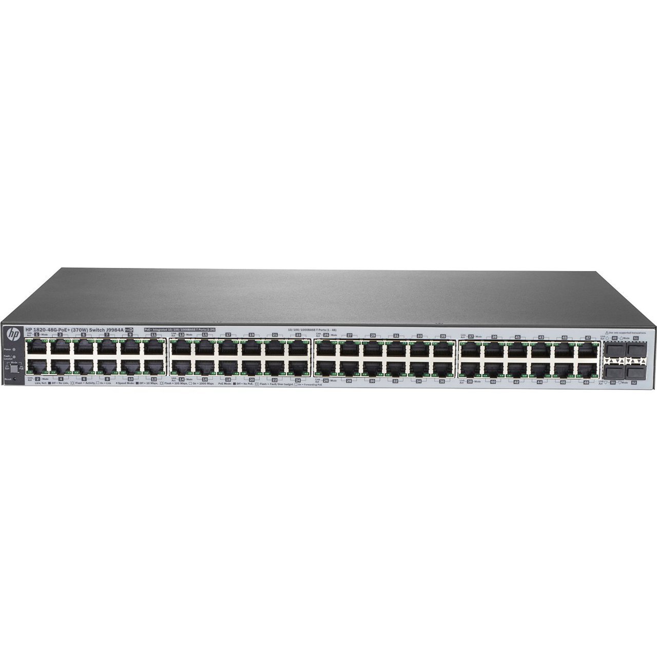 HP 1820-48G-PoE+ (370W) Switch J9984A#ABA