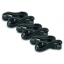 APC AP98896F Power Cord Kit (6 ea), C19 to C20 (90 degree), 1.8m