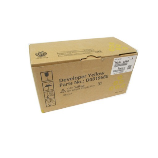 Ricoh D0819680 Developer Yellow, MP C6501, MP C7501 - Genuine