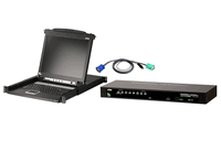 Aten CLCS1316MUKIT 16-Port USB KVM Bundle w/ 17inches LCD Console and 16-USB Cables (2U)