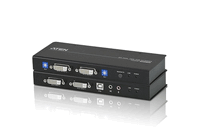 Aten DVI Dual Display KVM Extender with Audio + RS232