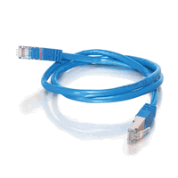 C2G 10ft CAT5e Shielded (STP) Patch Cable - Blue