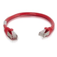 C2G 10ft CAT5e Shielded (STP) Patch Cable - Red
