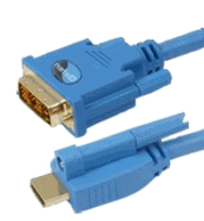 Gefen CAB-DVI2HDMI-LCK-10MM DVI to HDMI Locking Cable (M-M)
