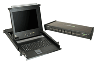 Iogear 8-port KVM Rackmount Drawer