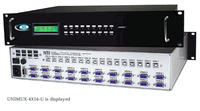 NTI UNIMUX-4X32-U  4-User by 32-Port Matrix USB KVM Switch