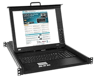 NTI Rackmount 17" KVM Drawer with KVM on IP