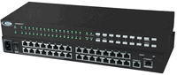 NTI SERIMUX-CS-24EDP 24-Port Console Serial Switch w/ Ethernet Control & Dual Power