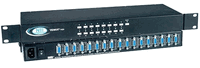 NTI SE-15V-16-RS-R 1U 16-Port VGA Video Switch w/ RS232 Control - 16 CPU to 1 Display