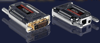 Rose CRK-T1DFMDM CrystalView DVI Micro - DVI Video Extender, Multi-Mode Fiber, 2300'