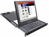 Rose Rackview 1U 17" KVM Drawer, Foldback