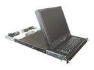 Rose Electronics RackView, 1U KVM Drawer, 19" LCD, USB Keyboard + Touchpad