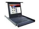 Rose Electronics RackView, 2U KVM Drawer, 15" LCD, PS/2 Keyboard + Trackball