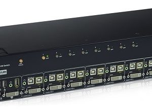 Smart-Avi 8 Port DVI-D Secure EAL4+ KVM Switch with Audio & CAC