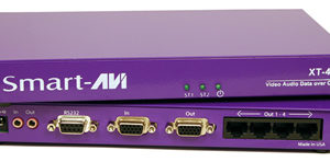 SmartAVI UXGA/Audio/RS232/IR Point to Multi-Point (4) CAT5 Transmitter only