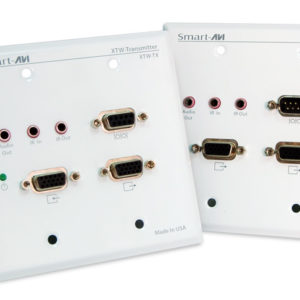 SmartAVI UXGA/Audio/RS232/IR Point to point Wall Plate CAT5 Extende