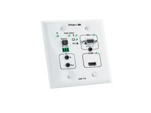Smart-Avi All-in-One HDMI/VGA Smart Wall Plate Extender with Integrated Scaler and Converter
