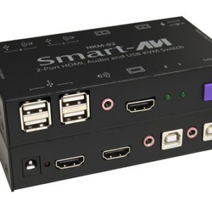 SmartAVI 2X1 KVM HDMI, USB, Audio switch Includes: HKM-02 & PS5VD2A