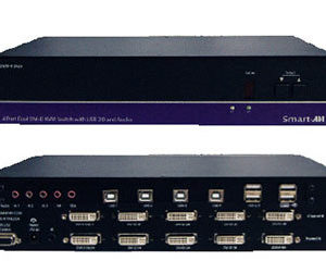 SmartAVI DVN-4DuoS 4-Port Dual Display DVI-D KVM Switch with USB 2.0 Sharing