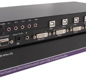 SmartAVI DVN-4Pro-DL: 4-Port Dual-Link DVI-D KVM Switch