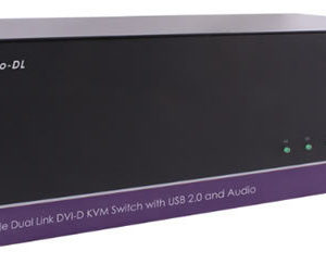 SmartAVI DVN-4Quad-DL: 4-Port Quad Dual-Link DVI-D KVM Switch with USB 2.0 Sharing