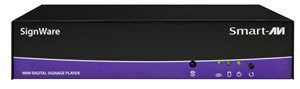 SmartAVI SignWare Player with 4GB Flash Memory. Includes PS12VDC2A.